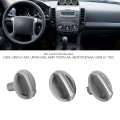 3pcs Ac Control Knobs Set Heater Blower Fan Knob Replacement For Bt-50 20062011 Oem Ur5961a30 Ab3919c876aa