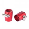 X Autohaux 5pcs An6 Hex Car Hose Finisher Flexible Rubber Pipe Clamp With Screw Band Adapter Fitting For Oil Fuel Water Tube
