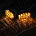 Polarlander 12v Motorcycle Flush Mount Turn Signals Led Flasher Indicator Lamp Blinker Light For K-awasaki Zx6r Zx7r Zx9r Zx636