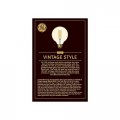 Ge Vintage 60 W Equivalent Dimmable Warm Candle Light G30 Led Fixture Bulb