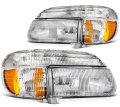 Pair Of Headlight Assembly Replacement 1995-2001 Ford Explorer 1997 For Mercury Mountaineer 