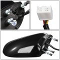 Lx1321109 Factory Style Passenger Right Side Mirror Manual Folding Power Adjust Heated Glass Puddle Light Compatible With Lexus