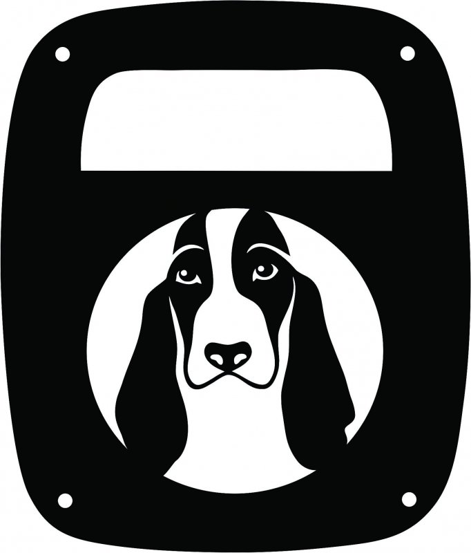 Jeeptails Basset Hound Dog Tail Lamp Light Covers For Jeep Wrangler Yj And Tj Black Set Of 2