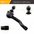 Ocpty New 2-piece Fit For 2003-2006 Infiniti Fx35 Fx45-2 Front Outer Tie Rod End Link Driver Passenger
