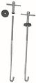 Trans-dapt 9258 Chrome 10 J-style T-bar Battery Holddown 