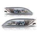 Clear Lens Led Fog Light Lamps Toyota Sienna 06-10 W Wiring Kit Pair Bumper