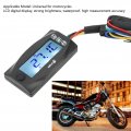Oil Temp Gauge Time Digital Display Water Temperature Dc12v For Motorcycle 2