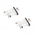 Carburetor Main Jet 592792 For Briggs Stratton 09p702 Lawn Garden Engines Pack Of 2 Replacement Carb Parts With Housing 
