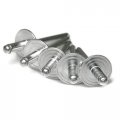 Aluminum Pop Rivets 1 8 In 4 Large Flange Blind X 3 16 Grip 0 126 To 187 Silver Alloy 1000 Pack 