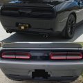 Nslumo Led Rear Bumper Reflector Lights For 2015-2022 Do-dge Challenger Smoked Lens Red Tail Lamps 80-smd Light Kit