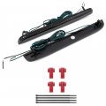 Nslumo Led Rear Bumper Reflector Lights For 2015-2022 Do-dge Challenger Smoked Lens Red Tail Lamps 80-smd Light Kit