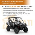 M Mati Front Disc Brake Calipers Left Right For Can Am Maverick 1000r Max X-ds X-mr X-rs Turbo 2014-2018 Commander Max-800