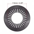 Uxcell Pipe Cover Decoration 90mm-110mm Pp Plastic Escutcheon Water Drain Line Black 4pcs