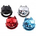 Car Engine Start Button Cover Bulldog Push Sticker Zinc Alloy Lgnition Stop Interior Decoration Accessories Black