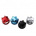 Car Engine Start Button Cover Bulldog Push Sticker Zinc Alloy Lgnition Stop Interior Decoration Accessories Black