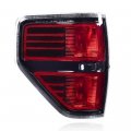 Left Tail Light For 2009-2014d F150 Pickup Dark Red Rear Brake Lamp Assembly Fits 2 Or 4 Door Regular And Crew Cab Not For