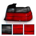 Amerilite 4 Door Taillights Red Smoke For Bmw 3 Series E46 Passenger And Driver Side