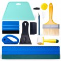 Foshio Wallpaper Tools Set Paste Brush Seam Roller Plastic Scraper Tool Felt Squeegee With Mesureing Tape Paper Cutter And 