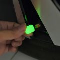 Ford Mustang 5 0 Glow In The Dark Tire Valve Caps White Green Luminous Abs Plastic Stem Set Of 4 Universal Fit For Cars Trucks 