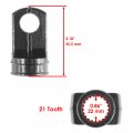 Caltric Front Propeller Drive Shaft Yoke Compatible With Kawasaki Bayou 300 Klf300c 4x4 1989 1990 1991-2005