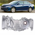Ikasus 11310-28070 Engine Timing Cover Compatible With 2002-2007 Toyo Ta Camry Highlander Solara 2 4l 2azfe Front Chain Replace