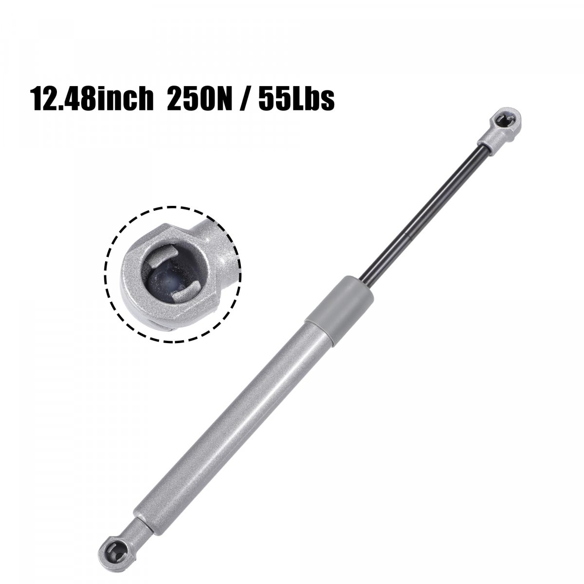 2pcs 11 81inch 250n 55lbs Gas Struts Shocks Lift Supports Lid Stay Silver Tone Rv Cabinet Support