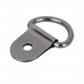 X Autohaux 20pcs Titanium Tone D Shape Tie Down Anchors Lashing Rings For Car Truck Trailer Cargo Rv Boats