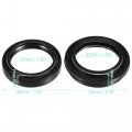 Uxcell 1 Set 37mmx49mmx11mm Motorcycle Front Fork Shock Oil Seal And Dust For Honda Vfr400