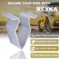 Rexka 15pcs Metal Trim Panel Spring Clip 16mm For Vw Audi 4a0-867-276a