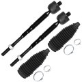 Inner Tie Rod End And Steering Rack Boot Set For Nissan Sentra 2007 2012 4 Piece Kit Ev800820 
