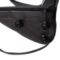 Black Right Side Mirror Fit For 2003-2006 Chevy Silverado 1500 Smooth Glass Manual Fold Non-heated 