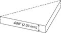 Styrene Sheets 12x12x 080 4 Pack 