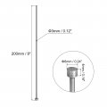 Uxcell 2pcs Straight Ejector Pins 3mm 1 8 Dia 65mn Steel Round Tip Punch 200mm Long For Mechanical Maintenance