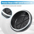 Uxcell Rear Hub Bearing Abs Speed Sensor For Kia Sorento 2015-2020 No 58980c5000 Plastic Metal Black