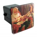 Christmas Holiday Dear Santa Reading Letters Tow Trailer Hitch Cover Plug Insert