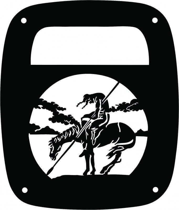 Jeeptails End Of The Trail Tail Lamp Light Covers For Jeep Wrangler Tj And Yj Black Set 2
