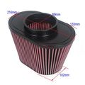 Rc-5040 High Performance Replacement Universal Clamp-on Chrome Air Filter For Motorcycle 