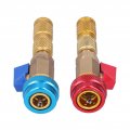 Valve Core Quick Remover Installer 2pcs A C Adjustable Removal Tool High Low Coupler For R134 R12