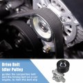 X Autohaux Drive Belt Tensioner Assembly For Nissan Maxima 2009-2014 Murano Altima 2007-2013 11955-ja10a Metal Black Silver