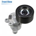 X Autohaux Drive Belt Tensioner Assembly For Nissan Maxima 2009-2014 Murano Altima 2007-2013 11955-ja10a Metal Black Silver