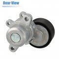 X Autohaux Drive Belt Tensioner Assembly For Nissan Maxima 2009-2014 Murano Altima 2007-2013 11955-ja10a Metal Black Silver