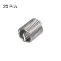 Harfington 20pcs Wire Thread Inserts M14 X 2 2d 304 Stainless Steel Helical Coiled Threaded Sleeve