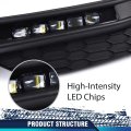 Led Front Bumper Fog Lights Left Right Side For Honda Accord Sedan 2016-2017 Lamps Wiring Switch 33900t2aa21 Ho2592142