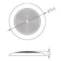 Marine Boat Led Bright Daylight Slim Ceiling Light Odm Polished Stainless Steel 