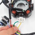 Trkimal Ignition Stator Magneto 5 Wire Ac 8 Pole Coil For Gy6 49cc 50cc 80cc 125cc 150cc139qmb 147qmd 152qmi 157qmj Engine Fits