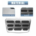 X Autohaux 3pcs Brake Pedal Pad Gas Accelerator Cover Foot Rest For Kia Forte 2010-2012