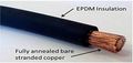 2 0 Awg Gauge Single Black 1 Foot W 5 16 Lugs Pure Copper Powerflex Battery Inverter Cables For Solar Rv Auto Marine Car Boat