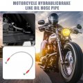 X Autohaux 50cm 19 69 10mm Id Motorcycle Hydraulic Brake Line Oil Hose Pipe 28a 0a Stainless Steel Braided Cable For Atv