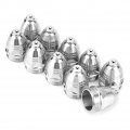 10pcs P80 Electrode Nozzle Plasma Cutting Consumable Cutter Torch Tips For Air Machine 1 1mm