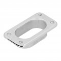 Hawse Pipe Silver 316 Stainless Steel Stainles Steeel Fair Resistance Boats Yachts Parts For Synthetic Winch Rope